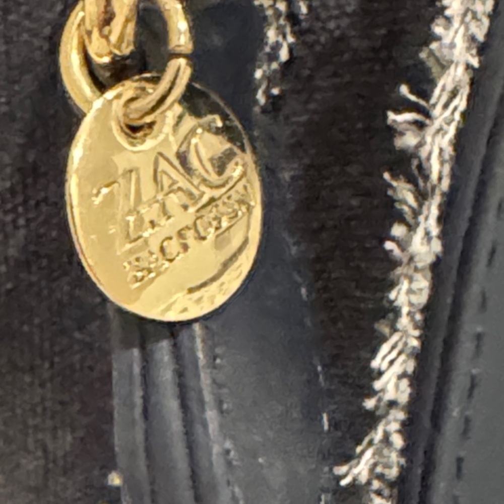 Zac Posen Elegant Navy Blue Handbag - Picture 5 of 12